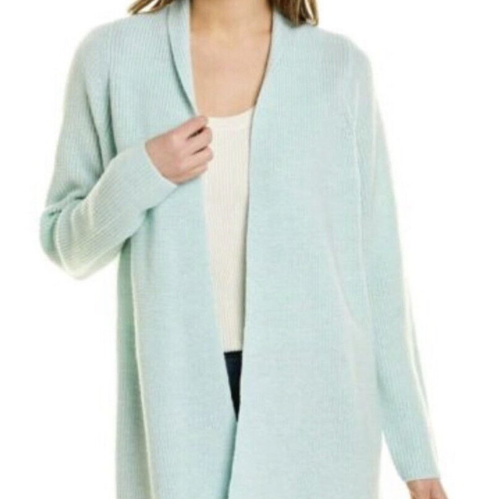 NWT Eileen Fisher Clearwater Superfine Merino Long Cardigan